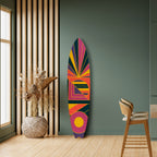 FUSION PATTERNS Painel Decorativo Prancha de Surf