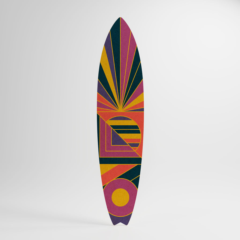 FUSION PATTERNS Decorative Plywood Surfboard