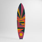 FUSION PATTERNS Decorative Plywood Surfboard