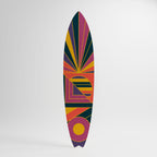 FUSION PATTERNS Painel Decorativo Prancha de Surf