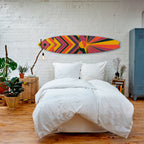 ECHO PATTERNS Prancha de surf decorativa em contraplacado