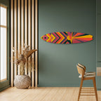 ECHO PATTERNS Prancha de surf decorativa em contraplacado
