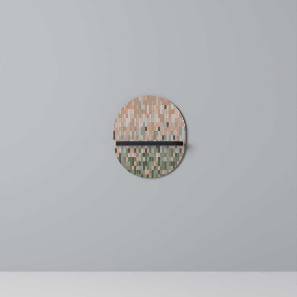 BUILDING THE FUTURE Prateleira Oval Decorativa em Acabamento Preto