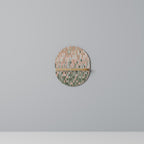 BUILDING THE FUTURE Prateleira Oval Decorativa em Efeito Carvalho