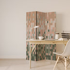 BUILDING THE FUTURE Biombo Decorativo de 3 Painéis