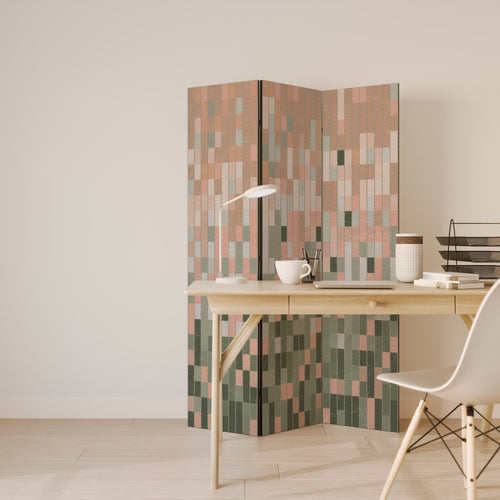 BUILDING THE FUTURE Biombo Decorativo de 3 Painéis