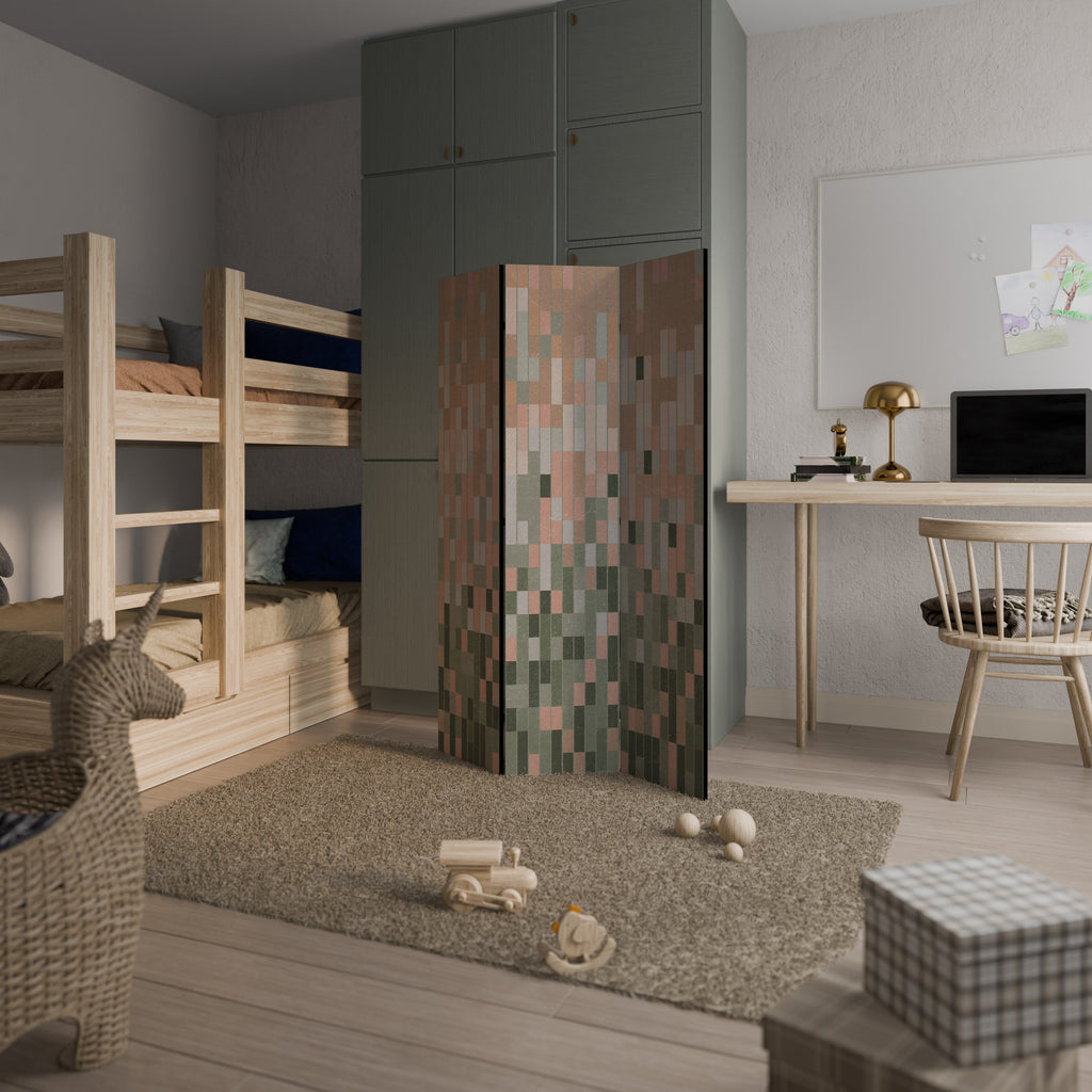 BUILDING THE FUTURE Biombo Decorativo de 3 Painéis