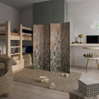 BUILDING THE FUTURE Biombo Decorativo de 4 Painéis