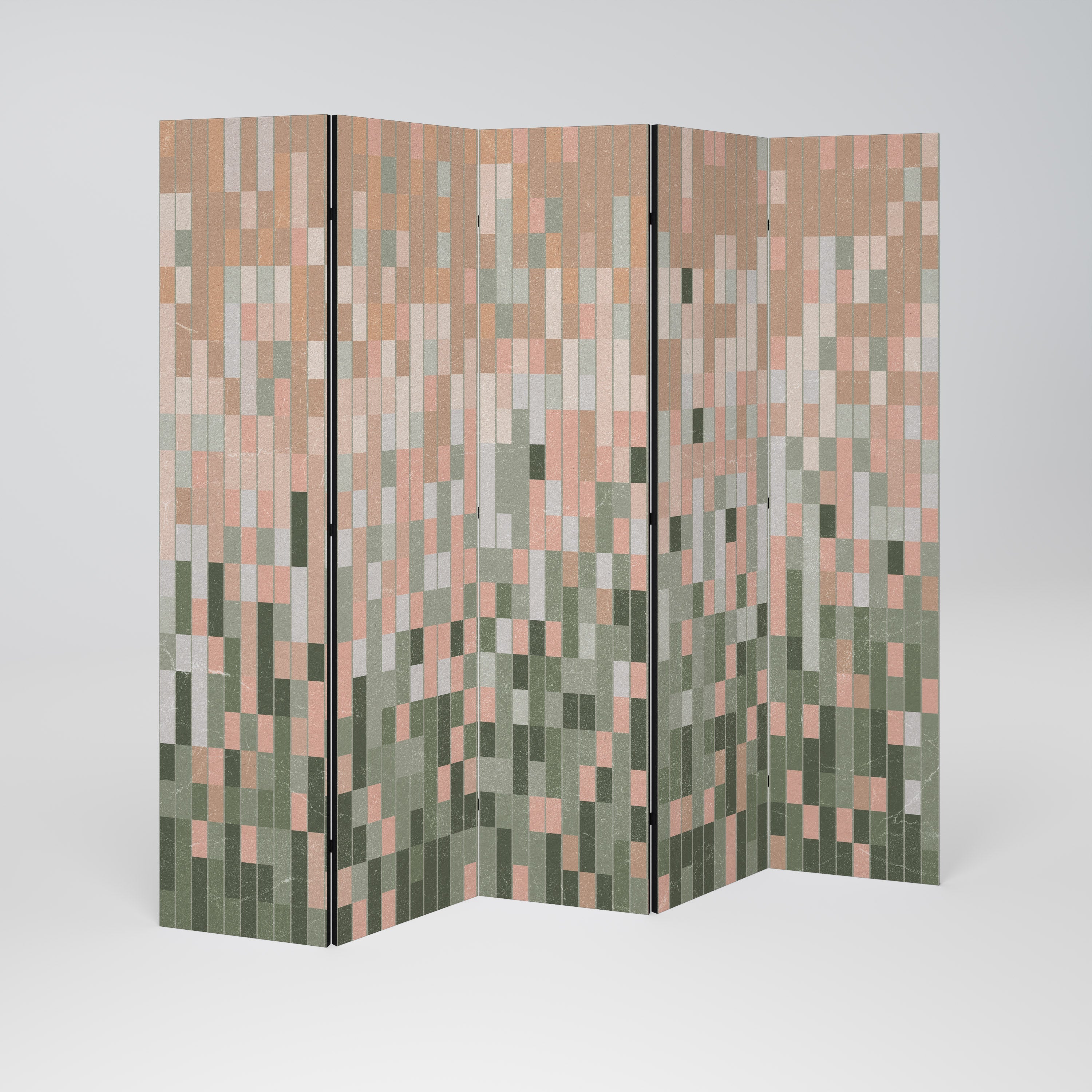 BUILDING THE FUTURE Biombo Decorativo de 5 Painéis