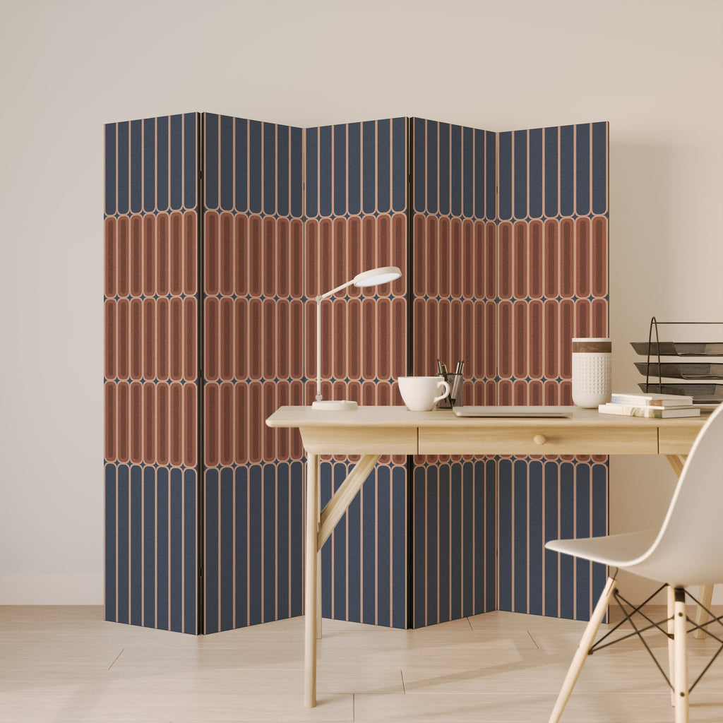 HYPNOTIC GATE Biombo Decorativo de 5 Painéis