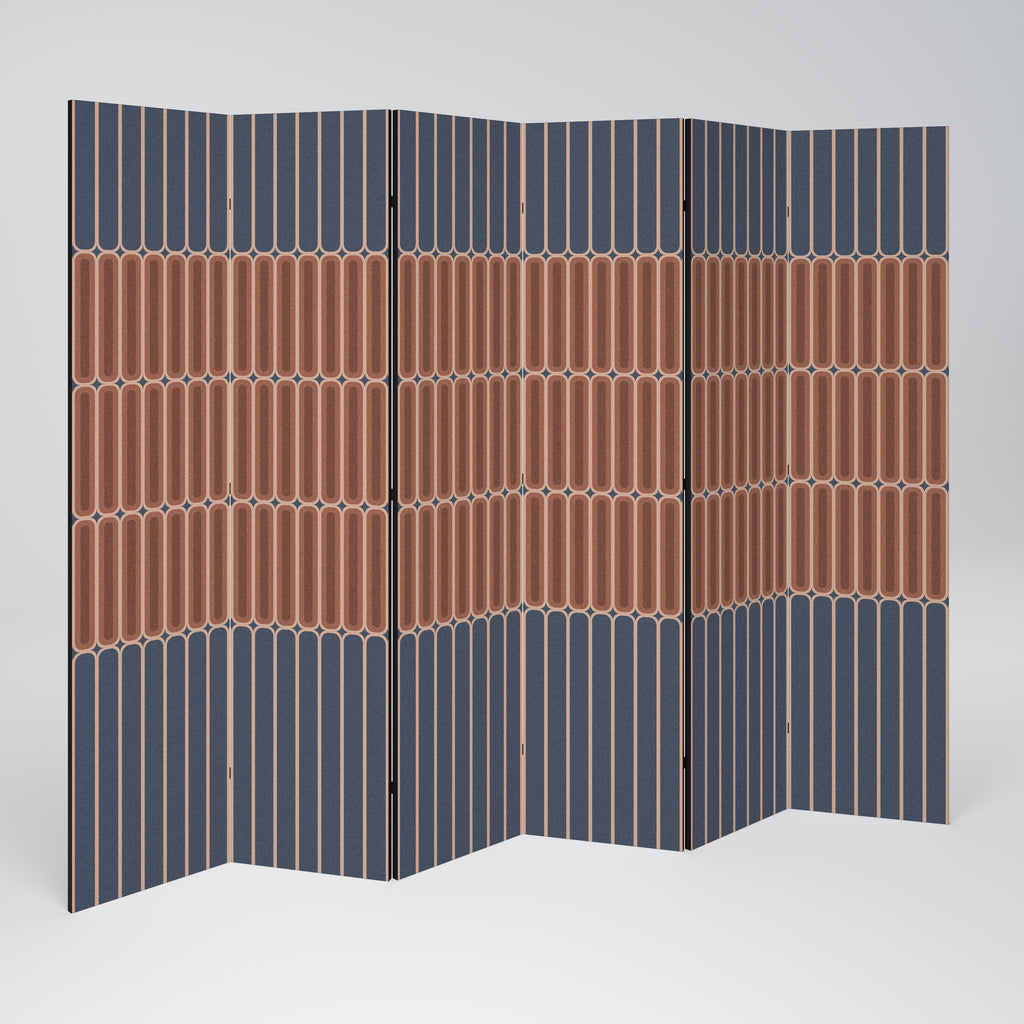 HYPNOTIC GATE Biombo de 6 Painéis