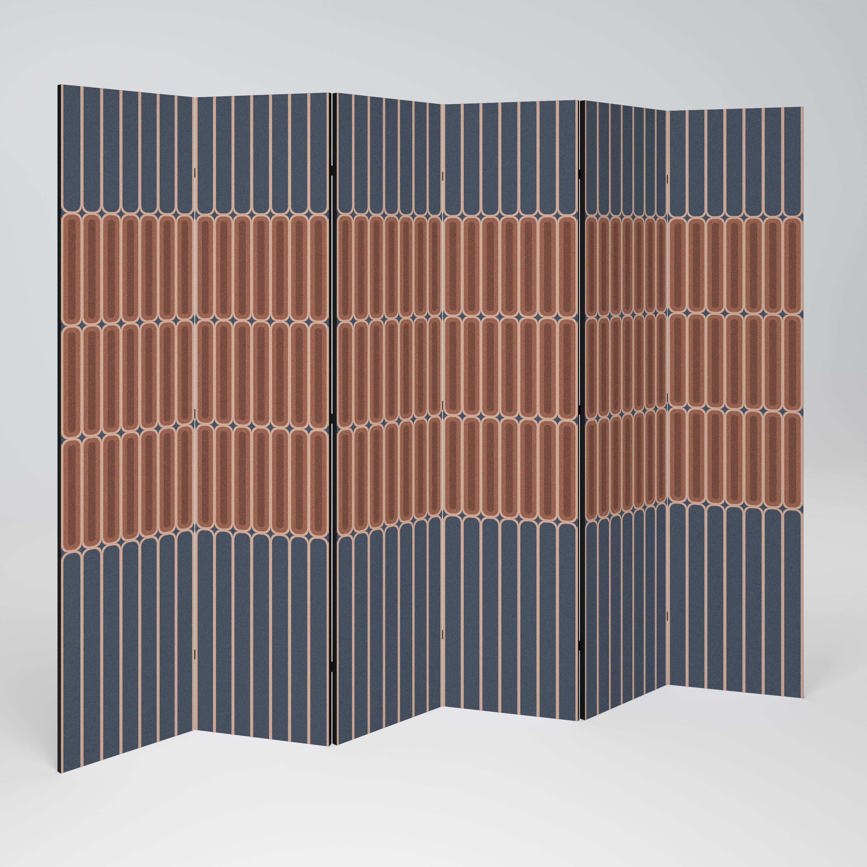 HYPNOTIC GATE Biombo Decorativo de 6 Painéis