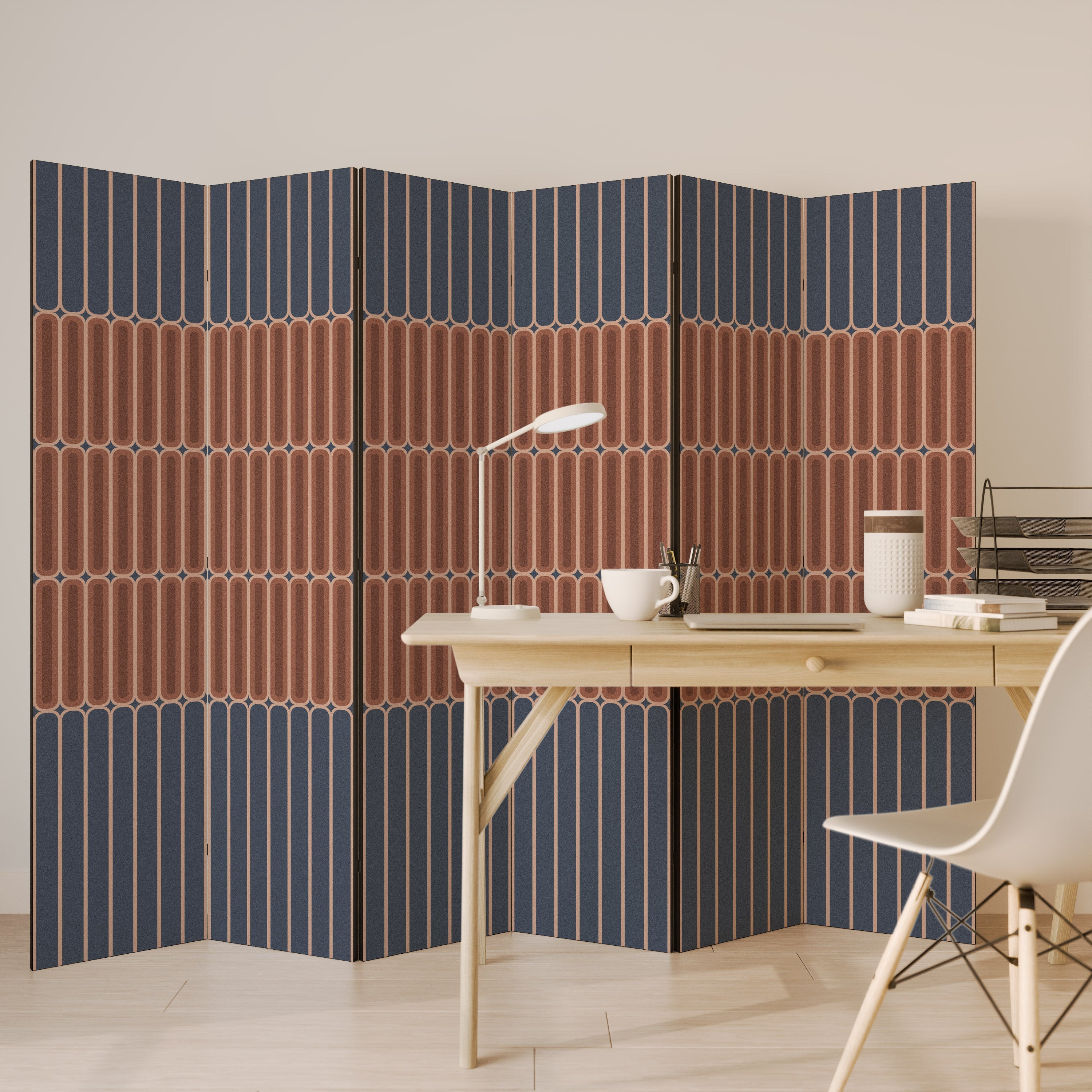 HYPNOTIC GATE Biombo Decorativo de 6 Painéis