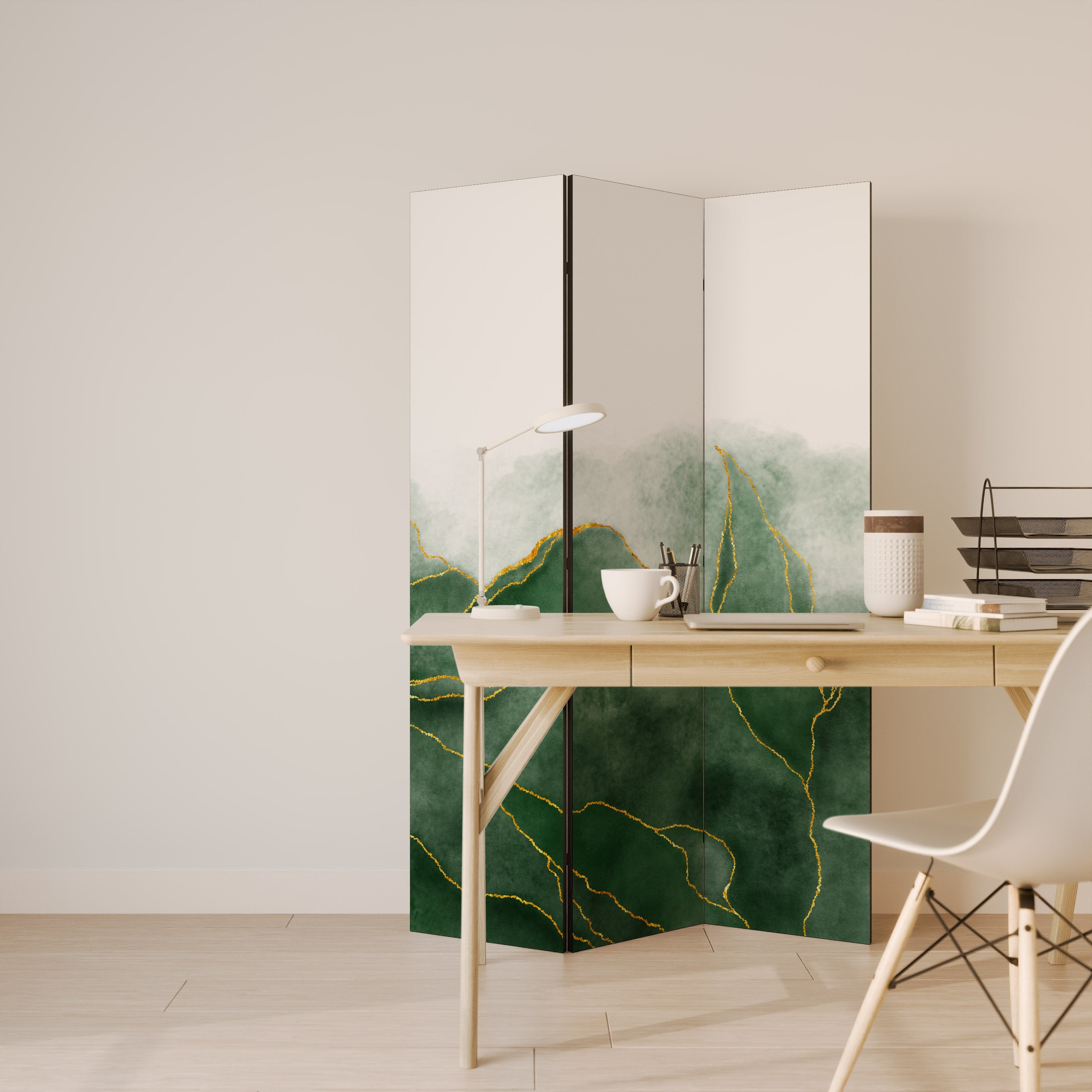 EXPENSIVE NATURE Biombo Decorativo de 3 Painéis