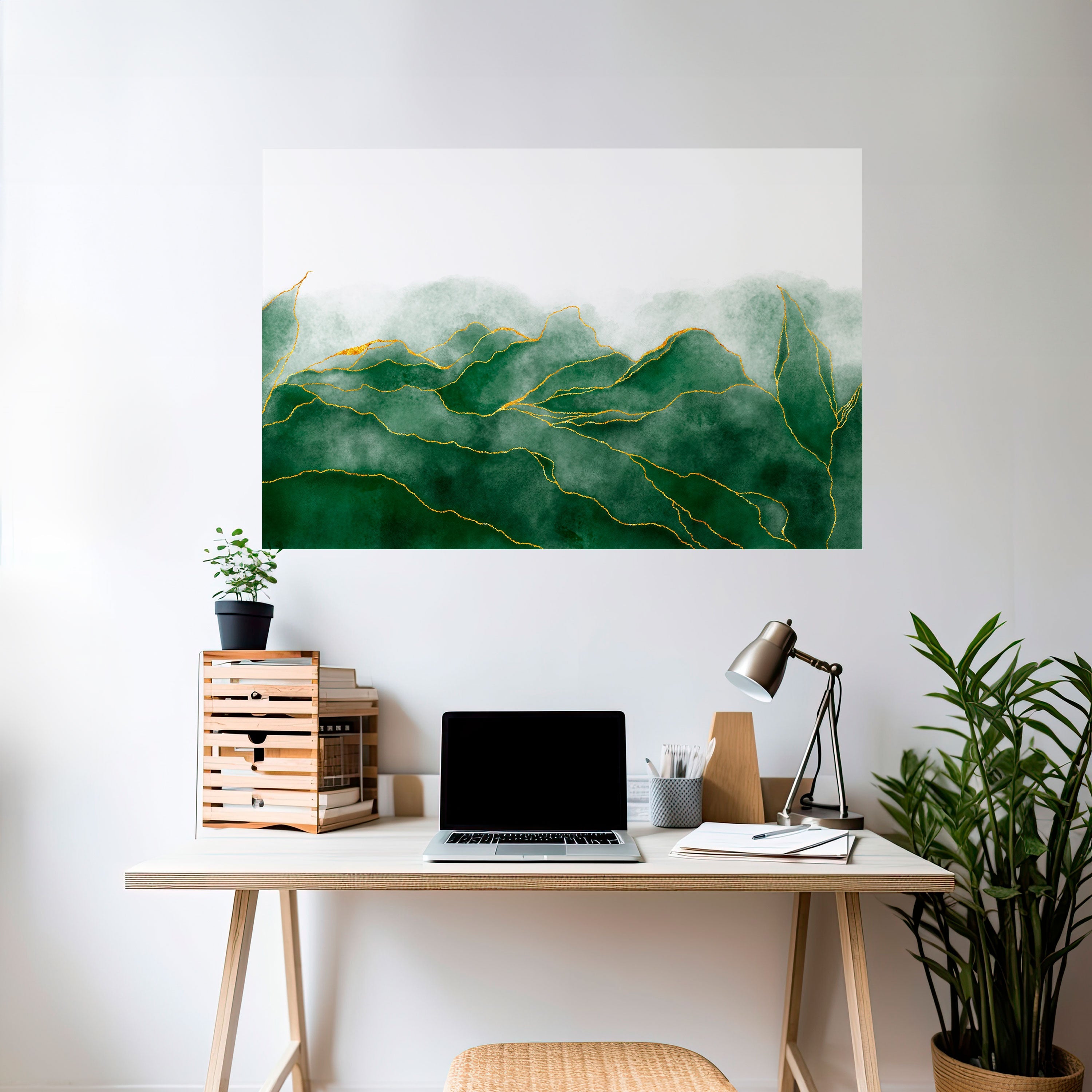 EXPENSIVE NATURE Peel and Stick Horizontal Poster