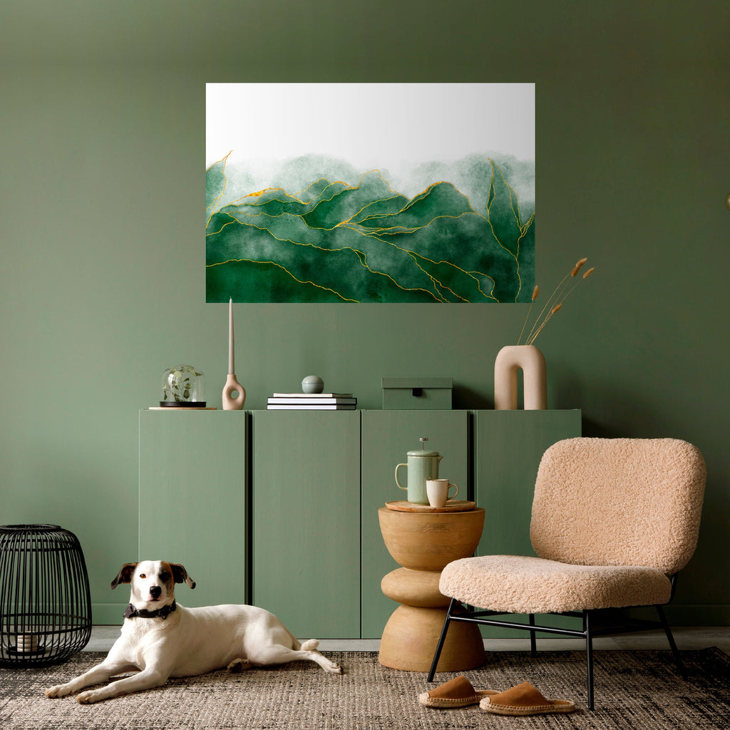 EXPENSIVE NATURE Peel and Stick Horizontal Poster