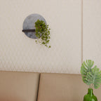 MUTED ARC Prateleira Redonda Decorativa em Acabamento Preto