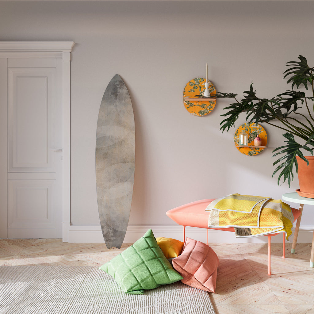 MUTED ARC Painel Decorativo Prancha de Surf
