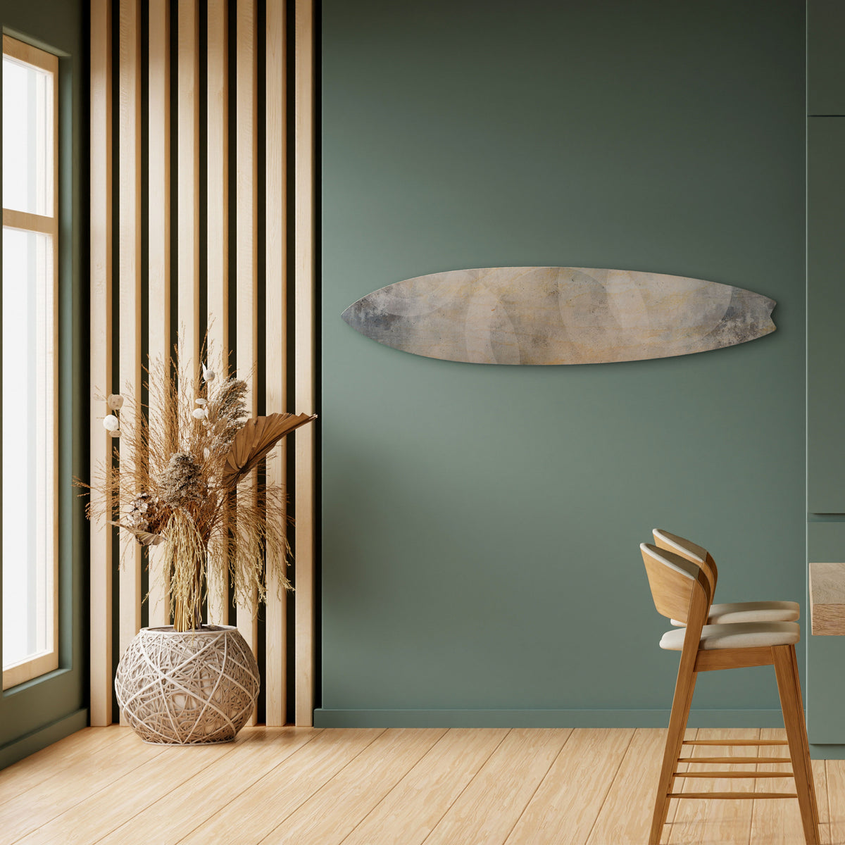 MUTED ARC Painel Decorativo Prancha de Surf