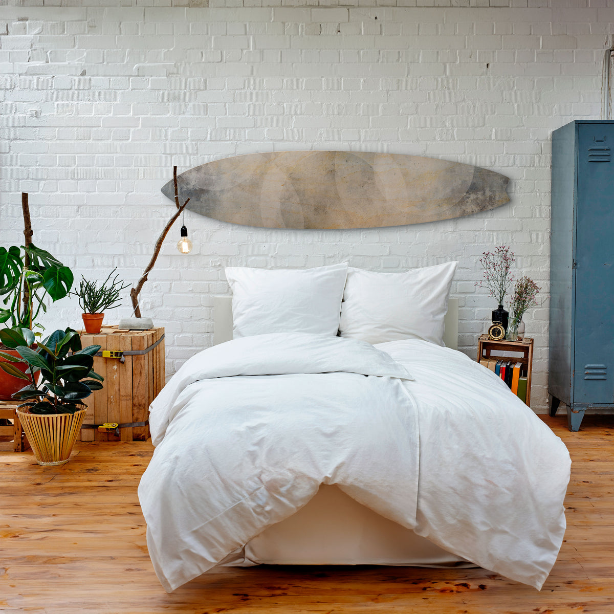 MUTED ARC Painel Decorativo Prancha de Surf