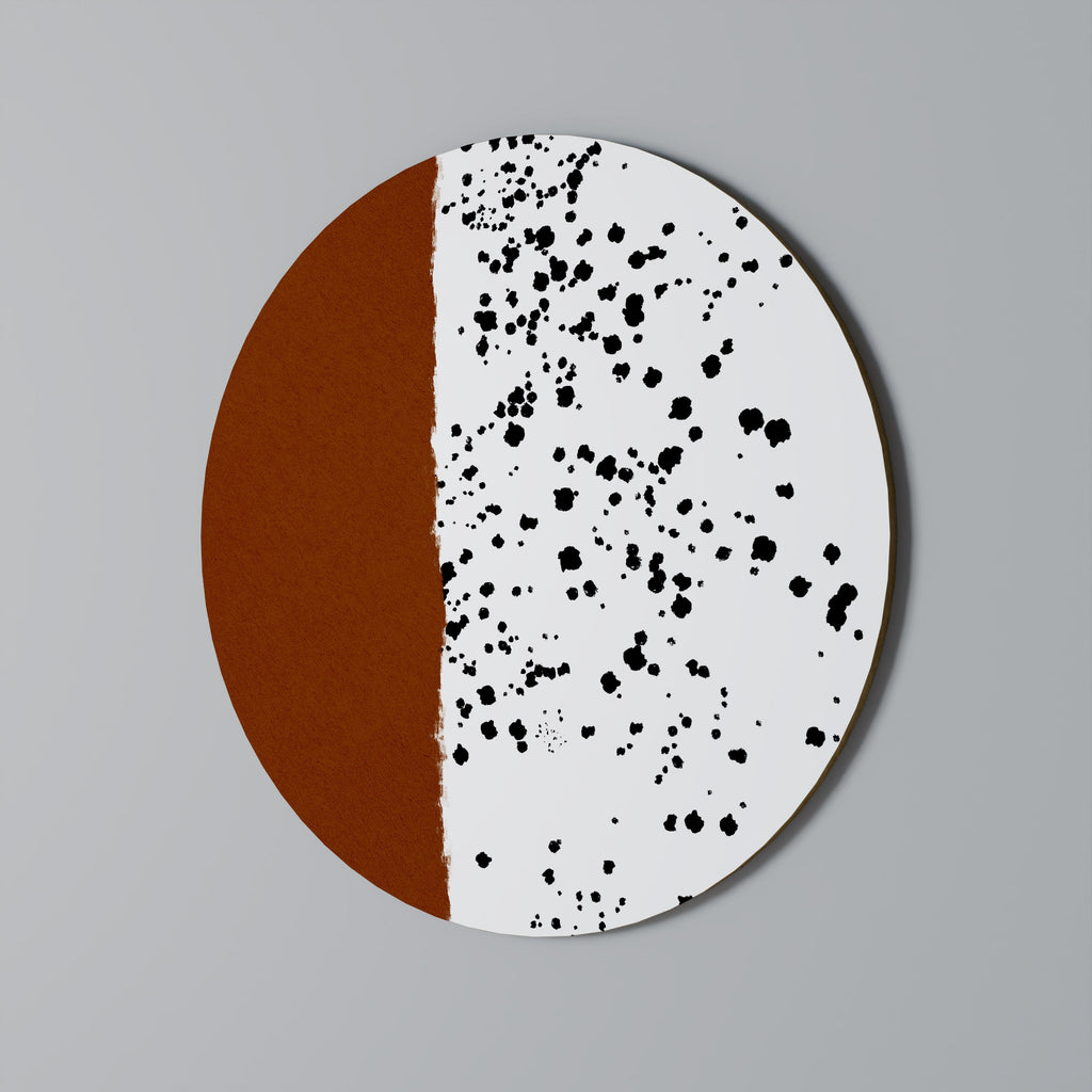 EXTRAORDINARY DUALISM Quadro Redondo Decorativo