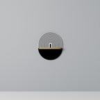 DUSK VIBRATION Prateleira Oval Decorativa em Efeito Carvalho