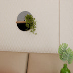 DUSK VIBRATION Prateleira Oval Decorativa em Efeito Carvalho