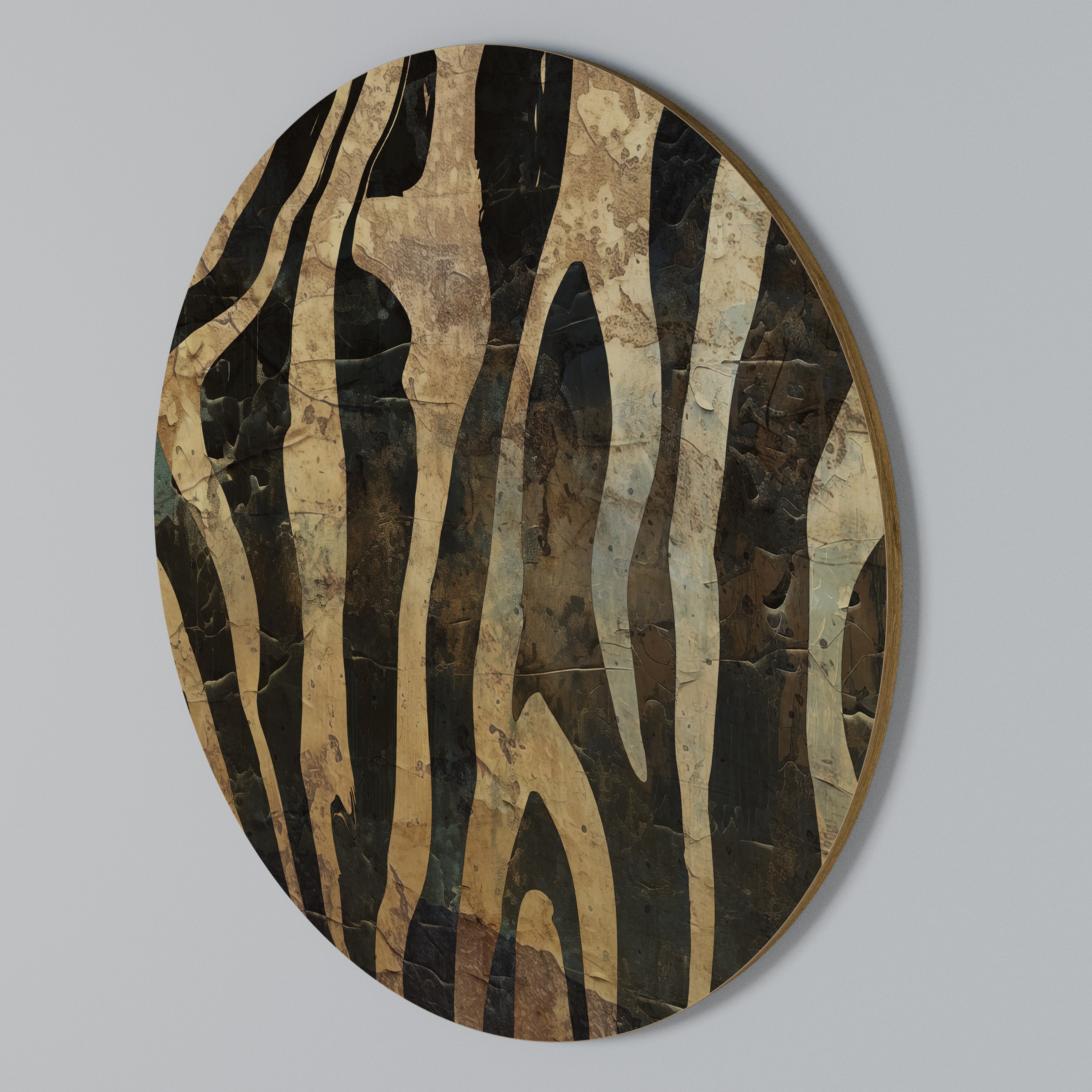 RUSTIC DANCE Arte de Parede Redonda