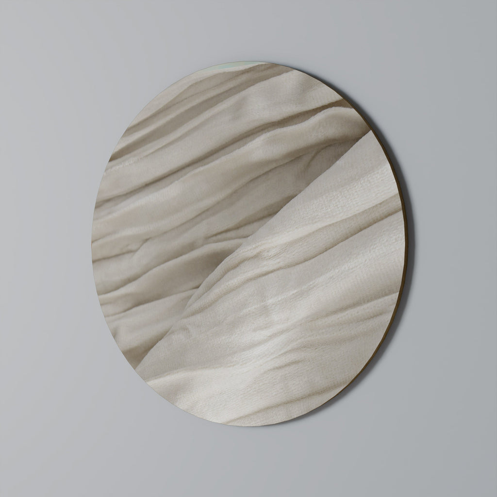 SERENE FOLDS Quadro Redondo Decorativo