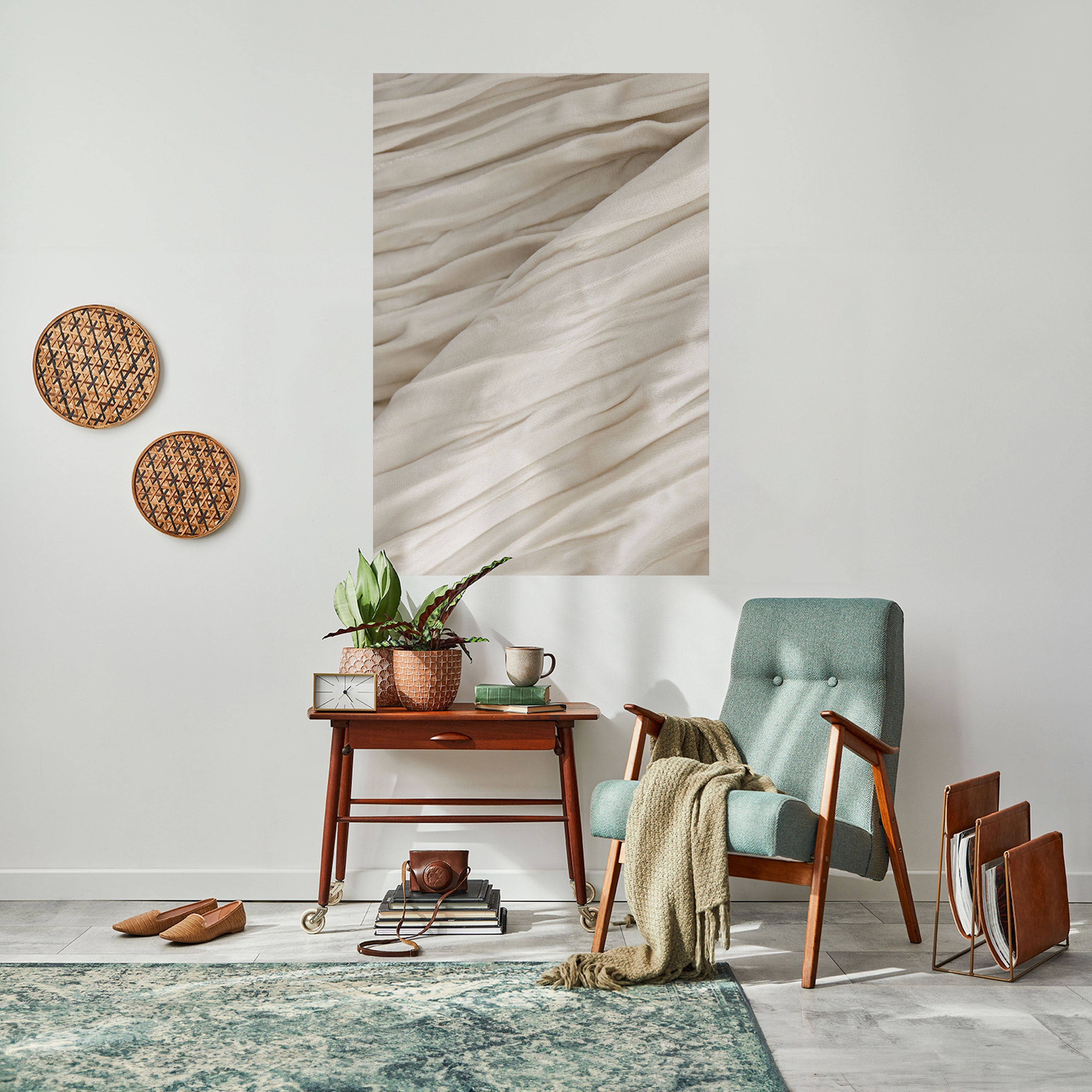 SERENE FOLDS Poster Vertical Autocolante