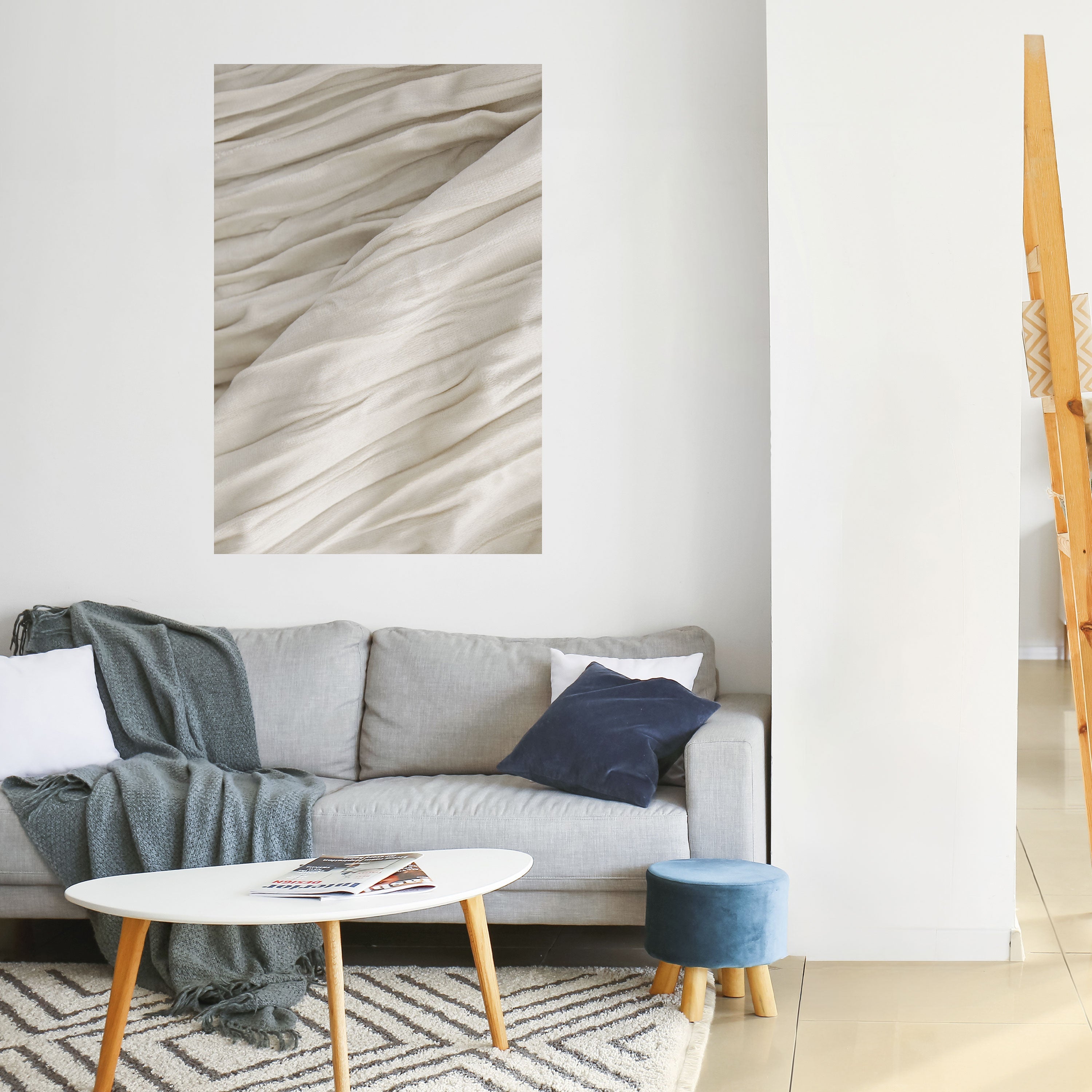 SERENE FOLDS Poster Vertical Autocolante