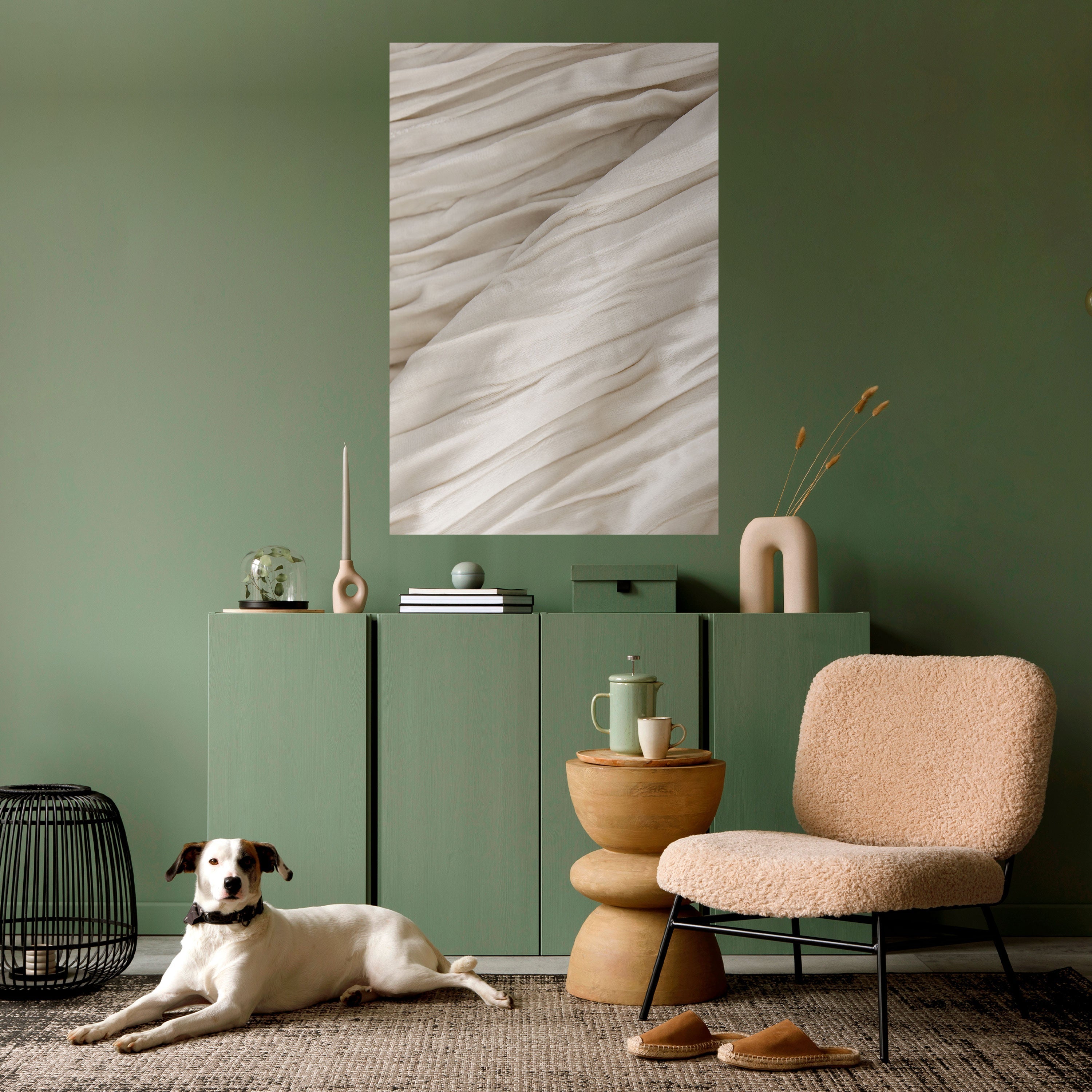 SERENE FOLDS Poster Vertical Autocolante