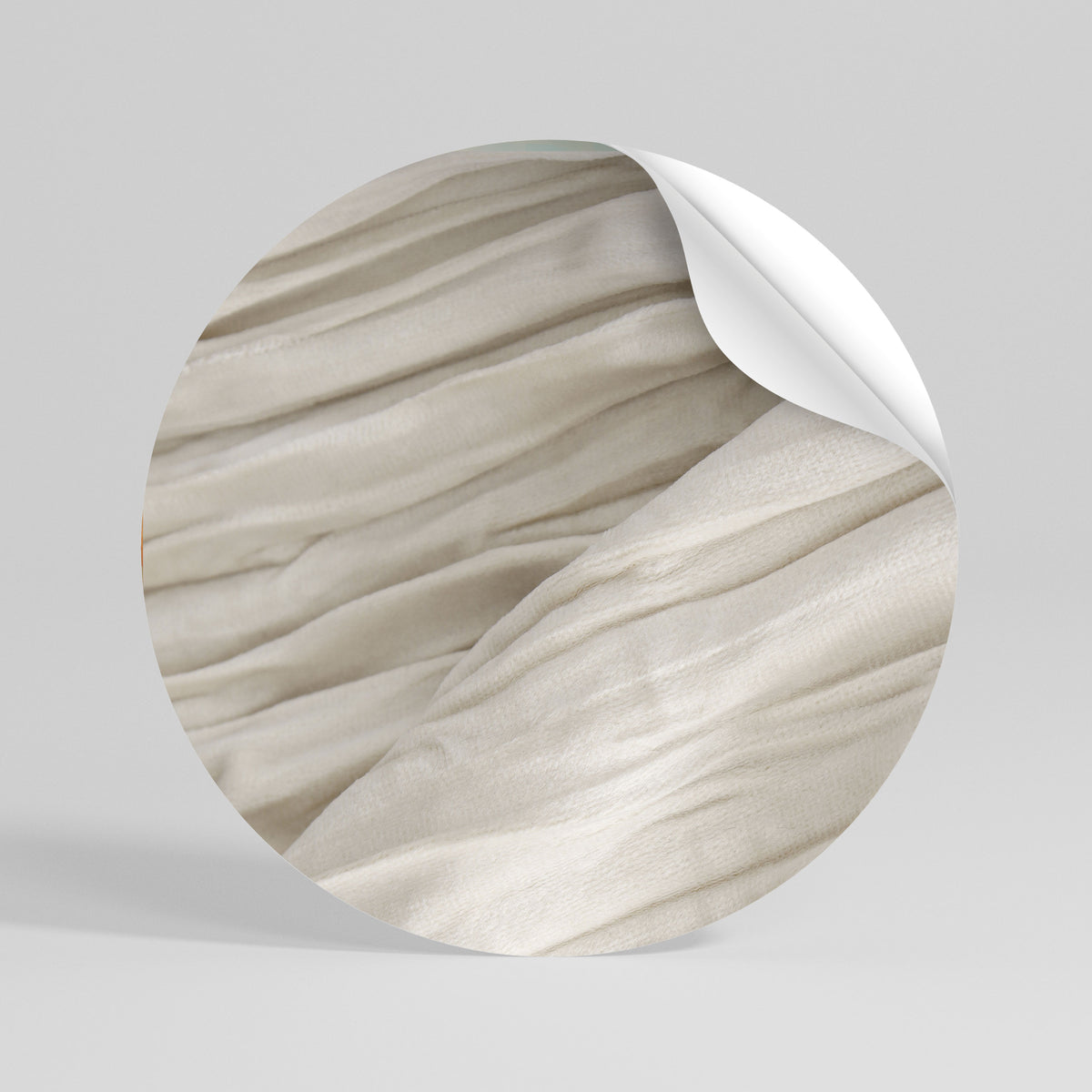 SERENE FOLDS Autocolante Redondo Removível