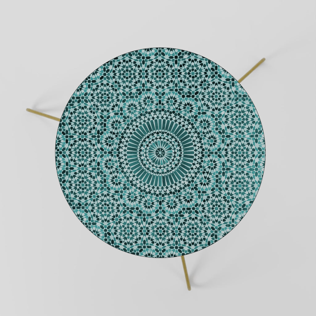 MOROCCAN TURQUOISE Mesa de Centro 60