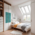 MOROCCAN TURQUOISE Peel and Stick Vertical Poster