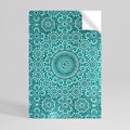 MOROCCAN TURQUOISE Peel and Stick Vertical Poster