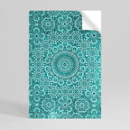 MOROCCAN TURQUOISE Peel and Stick Vertical Poster