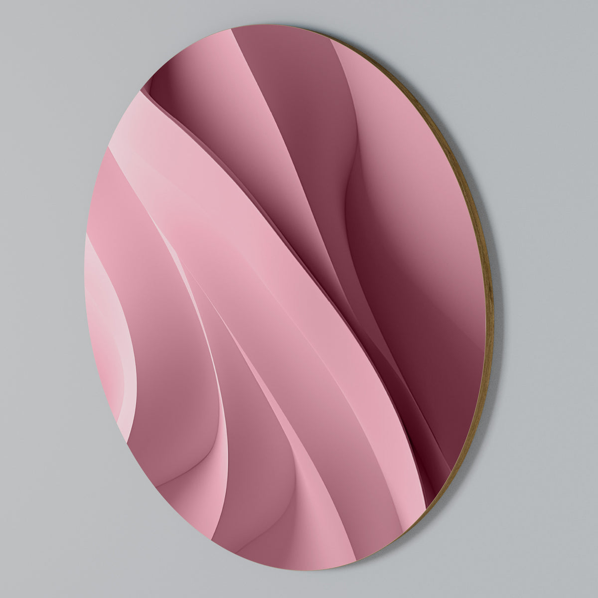 THINKING PINK Arte de Parede Redonda