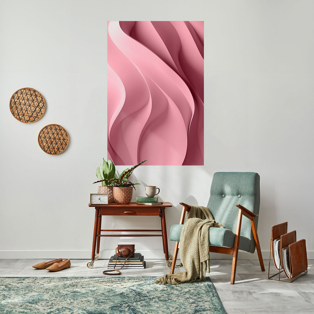 THINKING PINK Poster Vertical Autocolante