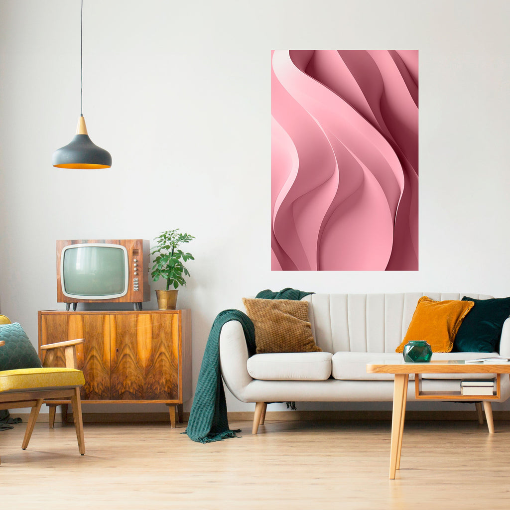 THINKING PINK Poster Vertical Autocolante