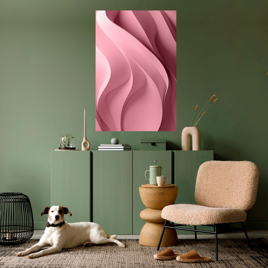 THINKING PINK Poster Vertical Autocolante