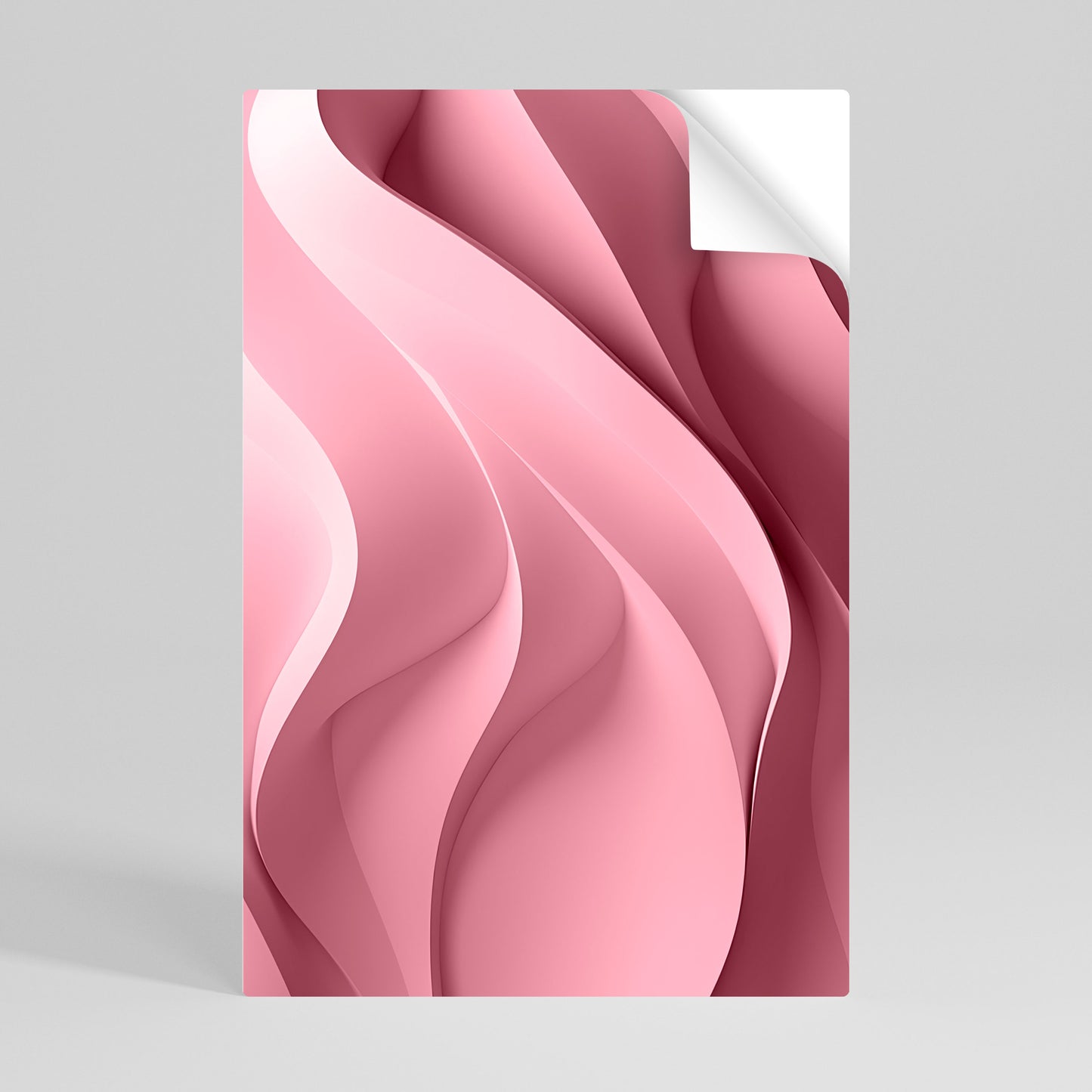 THINKING PINK Póster Autocolante Vertical
