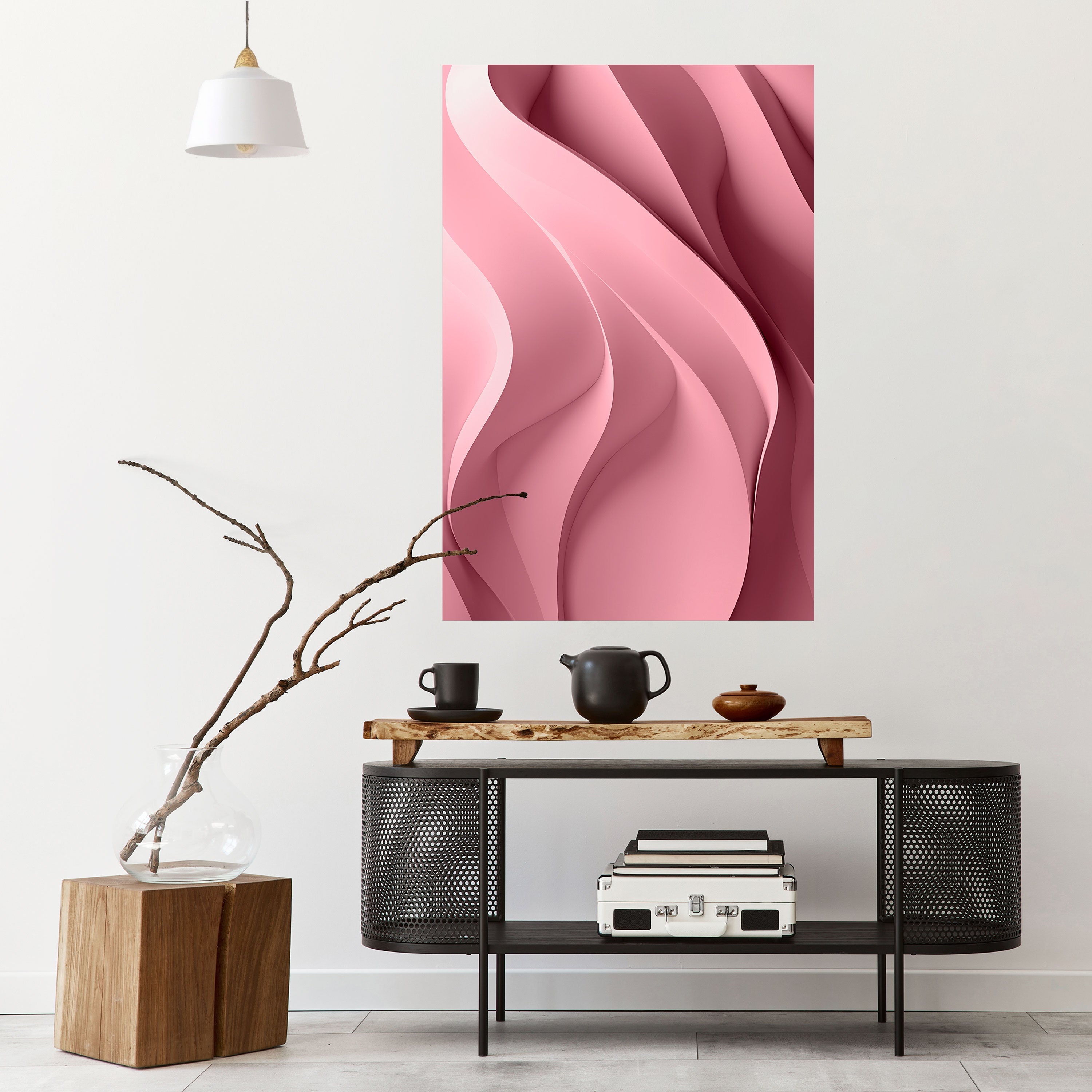 THINKING PINK Poster Vertical Autocolante