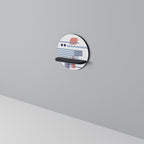 VIBRANT VERSE Prateleira Redonda Decorativa em Acabamento Preto