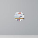 VIBRANT VERSE Prateleira Redonda Decorativa em Efeito Carvalho