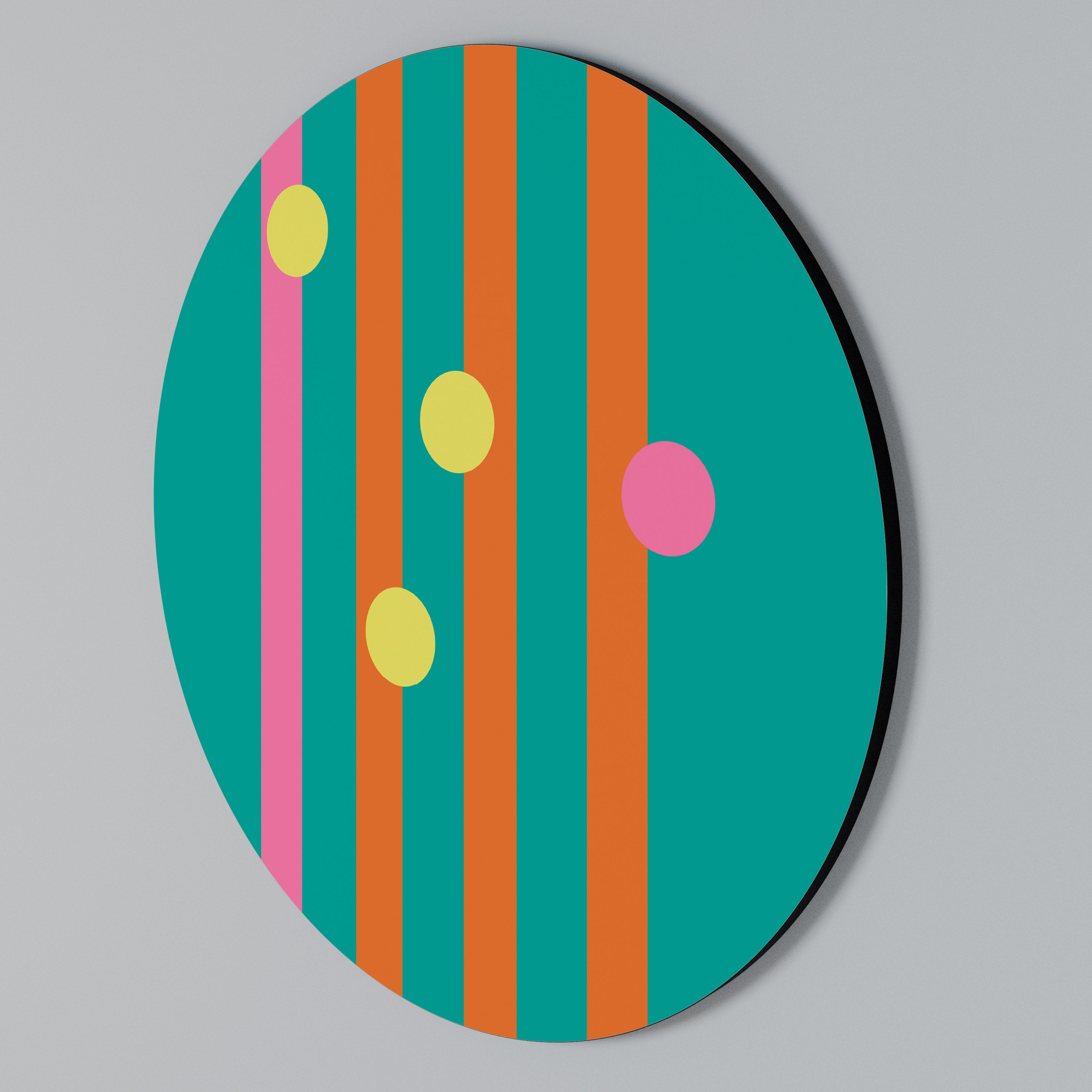 SOMEWHERE IN BETWEEN Arte de Parede Redonda