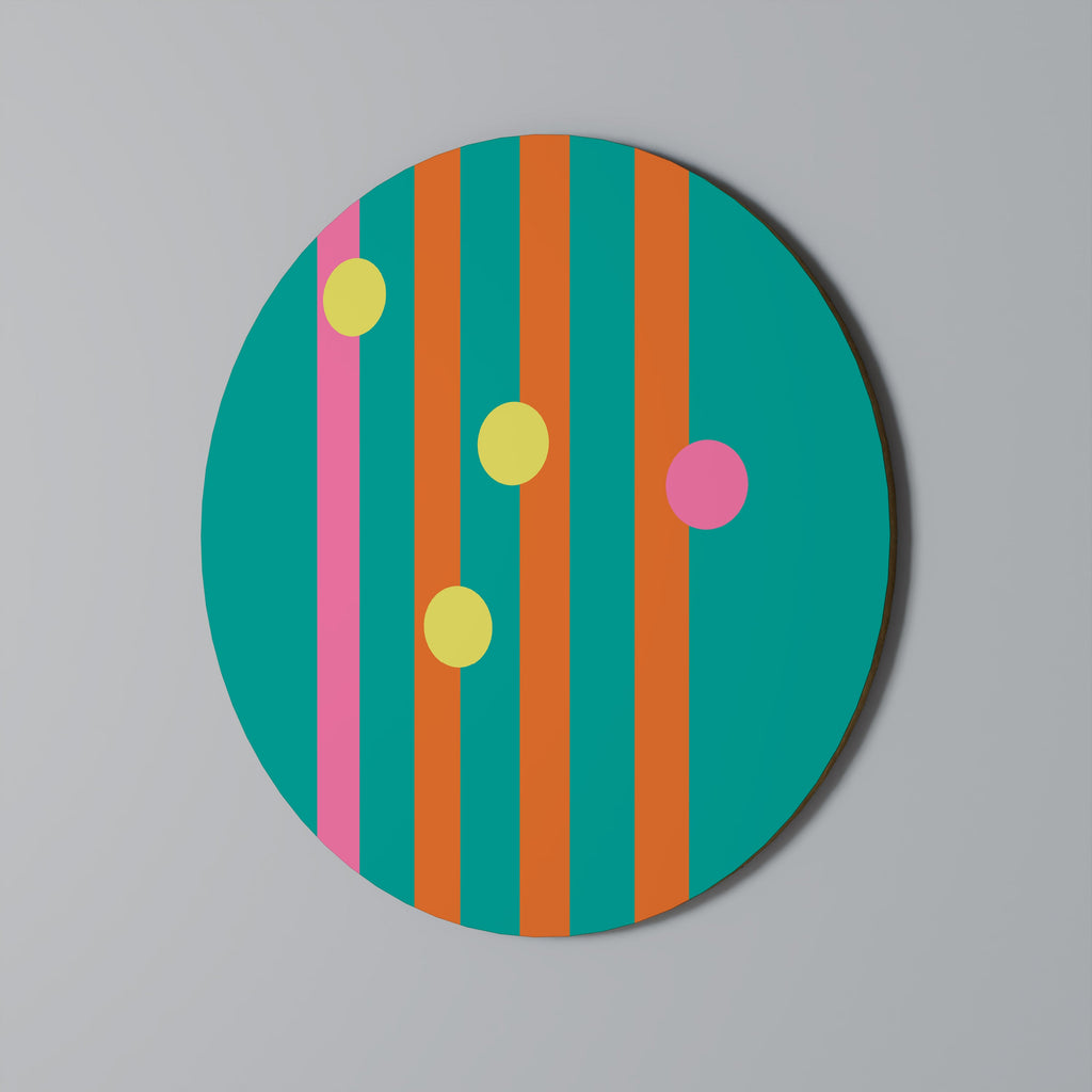 SOMEWHERE IN BETWEEN Quadro Redondo Decorativo