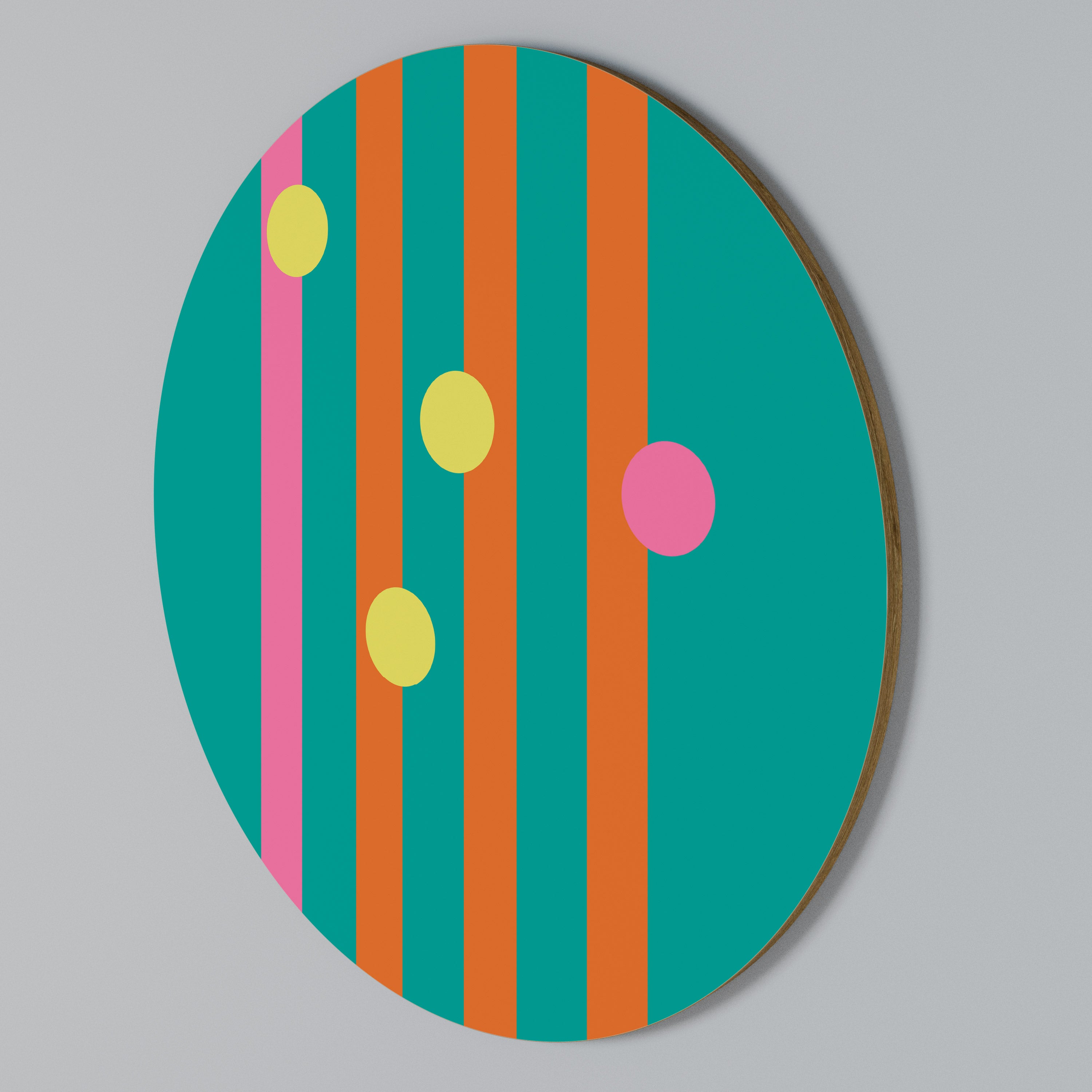 SOMEWHERE IN BETWEEN Arte de Parede Redonda