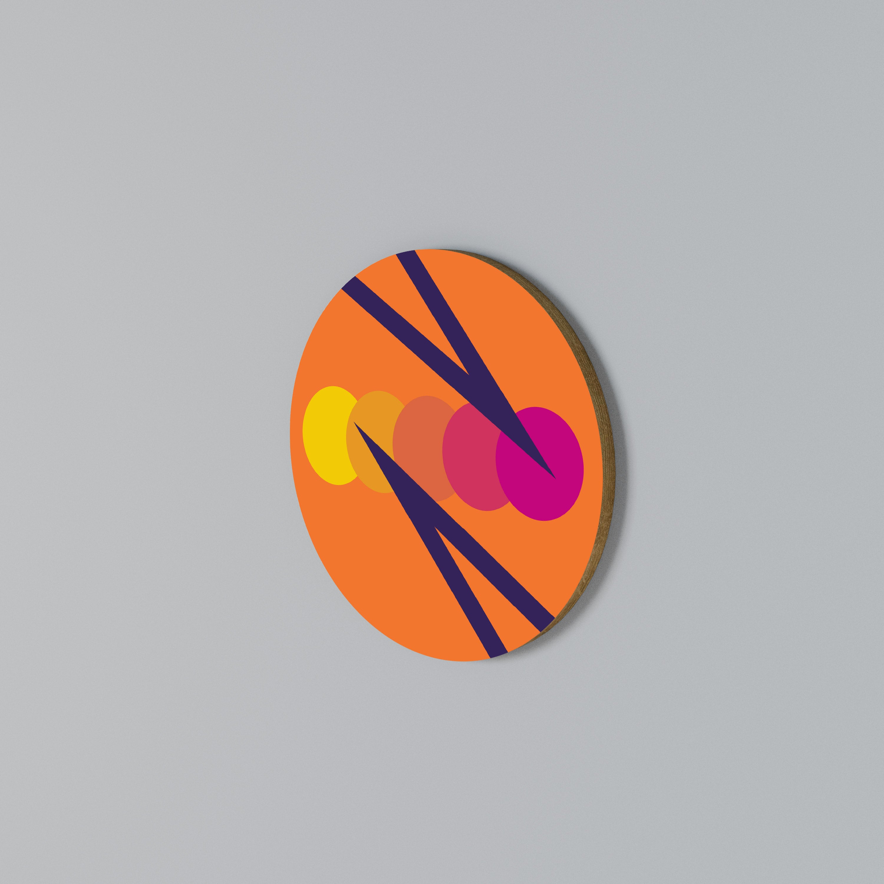 ON THE DOT BLADE Arte de Parede Redonda