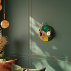 RADIANT RAY Prateleira Redonda Decorativa em Efeito Carvalho